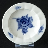 Blå Blomst, kantet, lille kantet assiet eller smørskål 9.5 cm