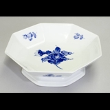 Blue Flower, Angular, Cake Dish on low foot no. 10/8824 or 427, 21cm