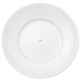 Hvid vifte, flad tallerken 25cm nr. 624, Royal Copenhagen