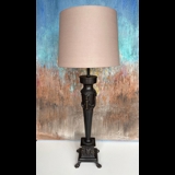 Pillar-lamp, bronze
