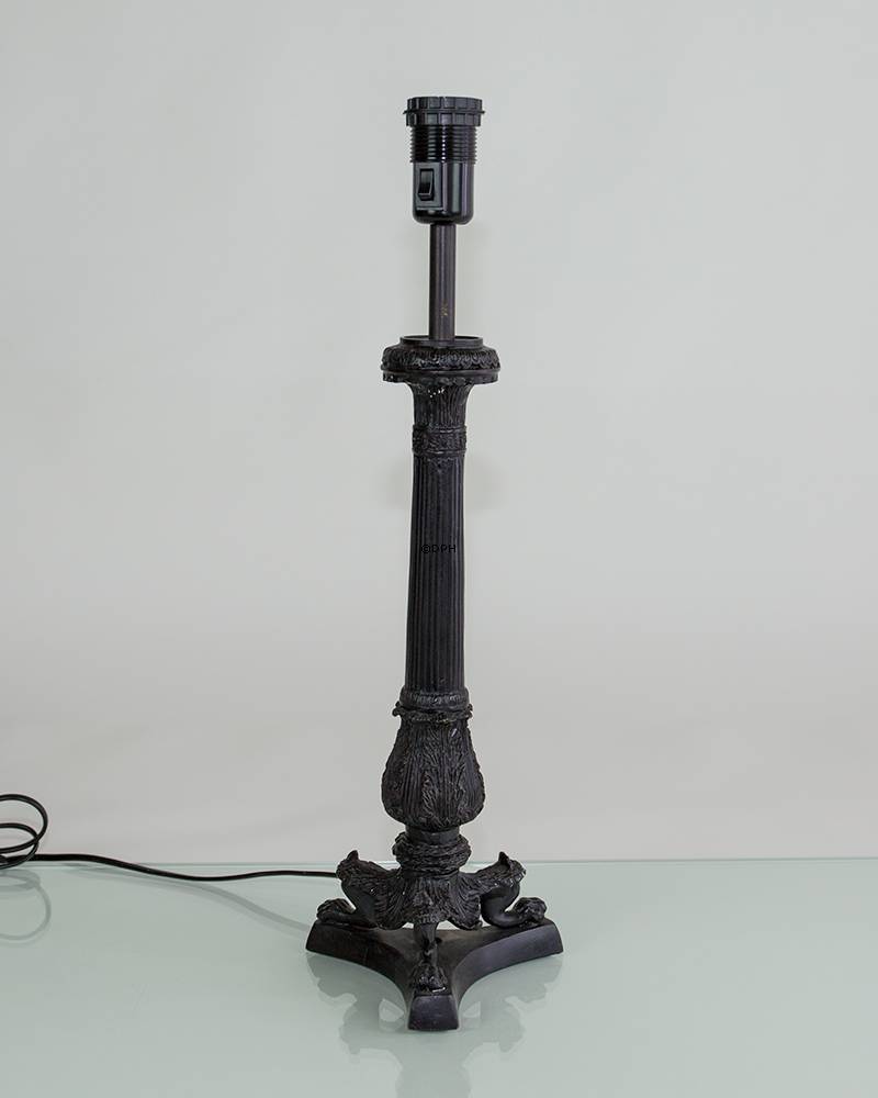 Søjlelampe bronzeret