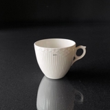 Hvid Halvblonde kaffekop UDEN UNDERKOP, indhold 17 cl, Royal Copenhagen