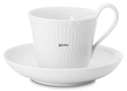 Hvid Halvblonde morgenkop med høj hank nr. 089, stor, capacity 33 cl