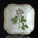 Flora Danica firkantet salatskål nr. 576 eller 20/3510 indhold 150 cl, Royal Copenhagen