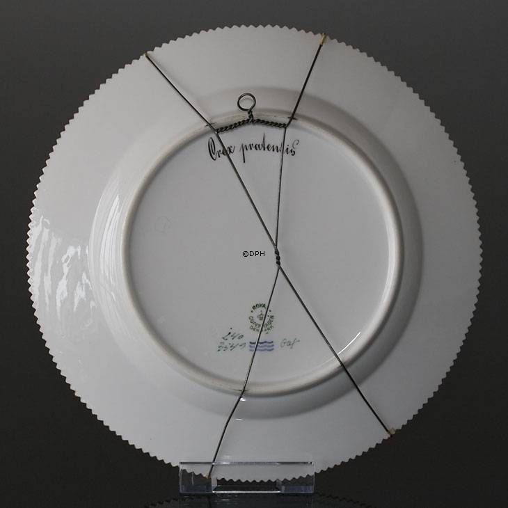 Fauna Danica Jagtstellet, Fugle flad tallerken, med agerhøne, Royal Copenhagen