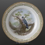 Fauna Danica Hunting Service, Birds plate with wood pigeon, Royal Copenhagen