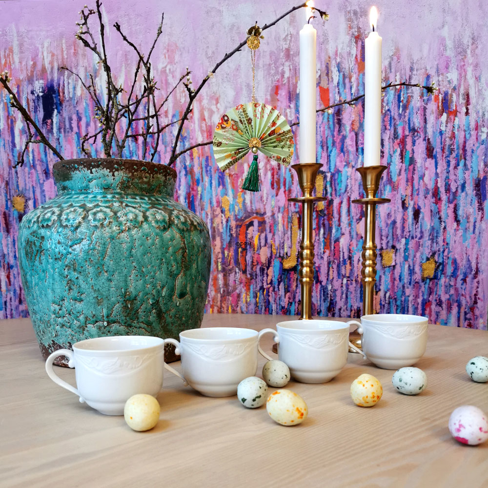 Hvid Magnolia Classic, Kaffekop OVERKOP nr. 072 (uden underkop) 19cl, Royal Copenhagen