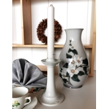 Hvid Magnolia Classic, lysestage nr. 503, Royal Copenhagen