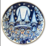 2003 The Snow Fairies' Christmas plate, The Snow Fairies' Castle, Bing & Grondahl