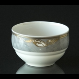 Magnolia, Grey with Gold, Small Sugar bowl without cover no. 155