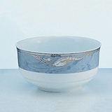 Magnolia, Grå med Guld, rund Salatskål nr. 578, indhold 175 cl, Royal Copenhagen