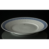 Blå vifte, flad tallerken 25cm, Royal Copenhagen