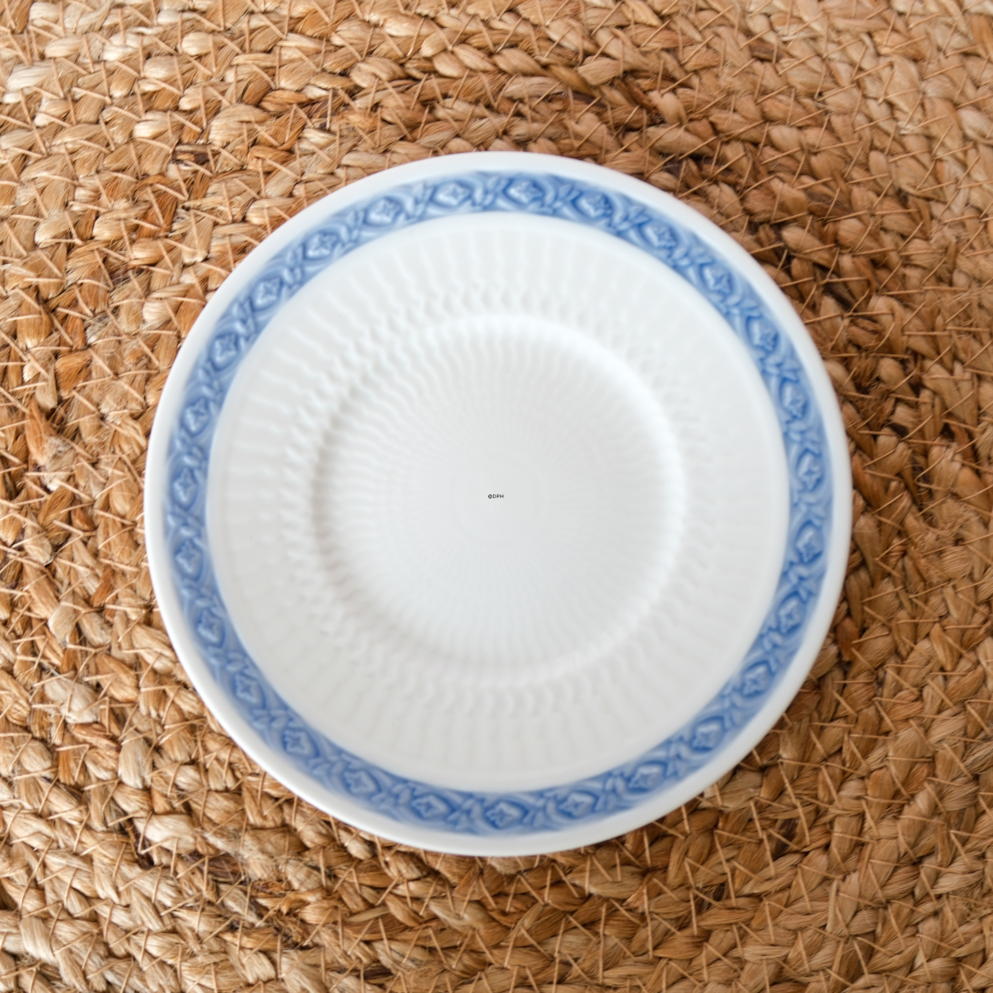 Blå vifte, flad kagetallerken 15,5 cm nr. 11522, Royal Copenhagen