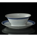 Blue Fan Sauce Boat, Royal Copenhagen