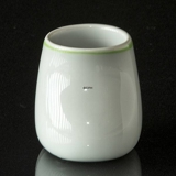 Royal Copenhagen Minas BEBE cup / bowl White with green edge