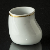 Royal Copenhagen Minas BEBE cup / bowl White with GOLD edge