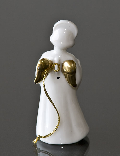 Heavenly Musik, Engel m/Violin m/guld, Bing & Grøndahl nr. 322