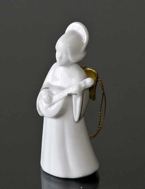 Heavenly Musik, Engel m/Mandolin m/guld, Bing & Grøndahl nr. 328