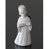 Heavenly Musik, Engel m/Accordion m/guld, Bing & Grøndahl nr. 329