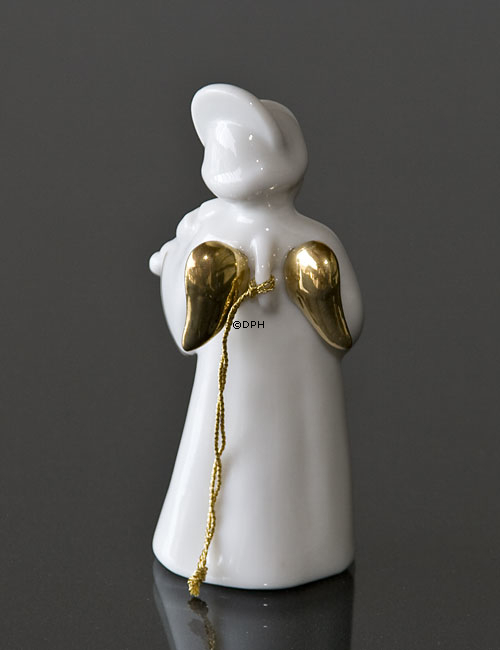 Heavenly Musik, Engel m/Accordion m/guld, Bing & Grøndahl nr. 329