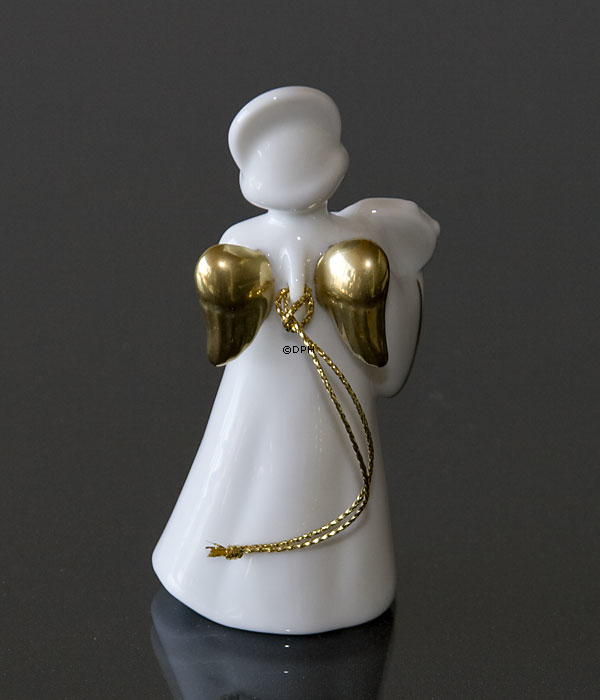 Heavenly Musik, Engel m/Tambourine m/guld, Bing & Grøndahl nr. 330