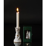 Balthazar, king with myrrh, one of the three wise men, Royal Copenhagen candle stick no. 335