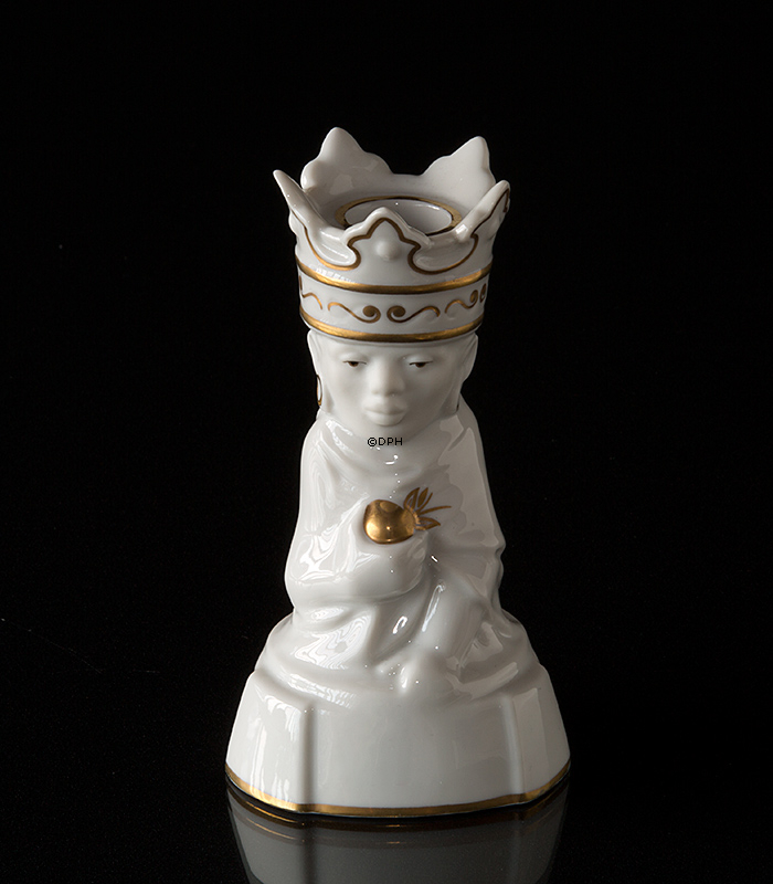 Balthazar, konge med myrra, en af de hellige tre konger, Royal Copenhagen lysestage nr. 335