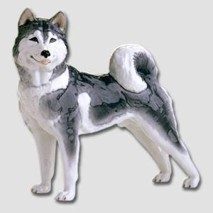 Sibirian Husky, Royal Copenhagen hunde figur | Nr. 1244038 | Alt. 1244038 | DPH Trading
