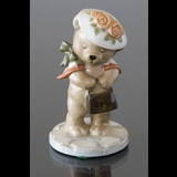 Clown With Dog, Royal Copenhagen figurine from the Mini Circus collection  series, No. 1249212, Sven Vestergaard