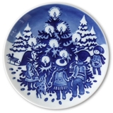 1998 The Children's Christmas plate 1st day issue plate with plaq., Royal Copenhagen
