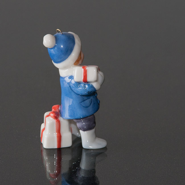 Figur ornament 2003, Dreng med gaver