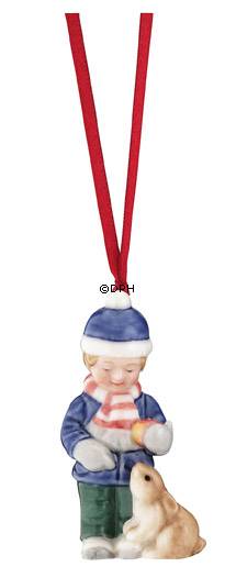 Figur ornament 2004, Dreng med hare