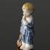 Oscar, Dreng i nattøj med bamse. Figur i Royal Copenhagens serie af minibørn | Nr. 1249005 | Alt. 1249005 | DPH Trading