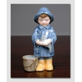 Peter fisherman's boy, From the series of mini children from Royal Copenhagen no. 010