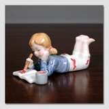Sarah Girl painting, one in a series of minichildren from Royal Copenhagen From the series of mini children from Royal Copenhagen, figurine no. 015