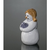 Snemand, Mor med kat, Royal Copenhagen vinterfigur nr. 018