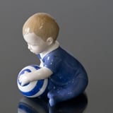 Baby boy with ball, Royal Copenhagen figurine no. 024