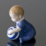 Baby mit Ball, Royal Copenhagen Figur Nr. 024