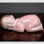 Sovende baby, Pige, Royal Copenhagen figur