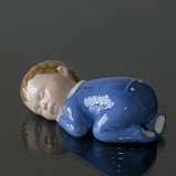 Sovende baby, Dreng, Royal Copenhagen figur nr. 026