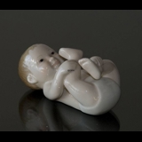Baby geplappert, Royal Copenhagen Figur Nr. 027