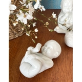 Baby Babbling, white Royal Copenhagen figurine no. 031