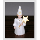 Staffan Lucia Junge mit Sternförmiger Stock, Royal Copenhagen Figur Nr. 037