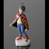Dressed up Children, Ladybird, Royal Copenhagen figurine no. 044