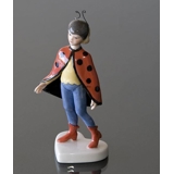 Verkleidete Kinder, Marienkäfer, Royal Copenhagen Figur Nr. 044