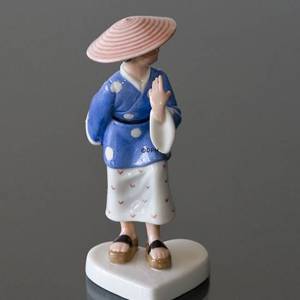 Fastelavnsfigur, Kineserpige, udklædt barn, Royal Copenhagen figur | Nr. 1249045 | Alt. 1249045 | DPH Trading