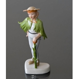 Fastelavnsfigur, Blomsterdreng, udklædt barn, Royal Copenhagen figur nr. 046