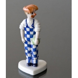 Fastelavnsfigur, Klovn, udklædt barn, Royal Copenhagen figur nr. 047