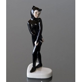 Verkleidete Kinder, Katze, Royal Copenhagen Figur Nr. 048