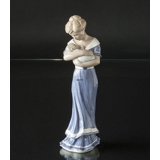 Scandinavian Ladies, woman with Child, Royal Copenhagen figurine no. 052